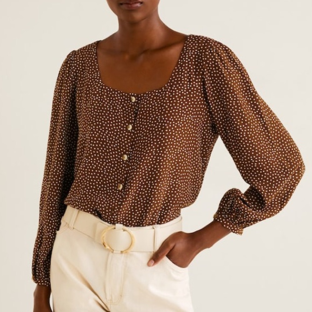 Mango Brown Top